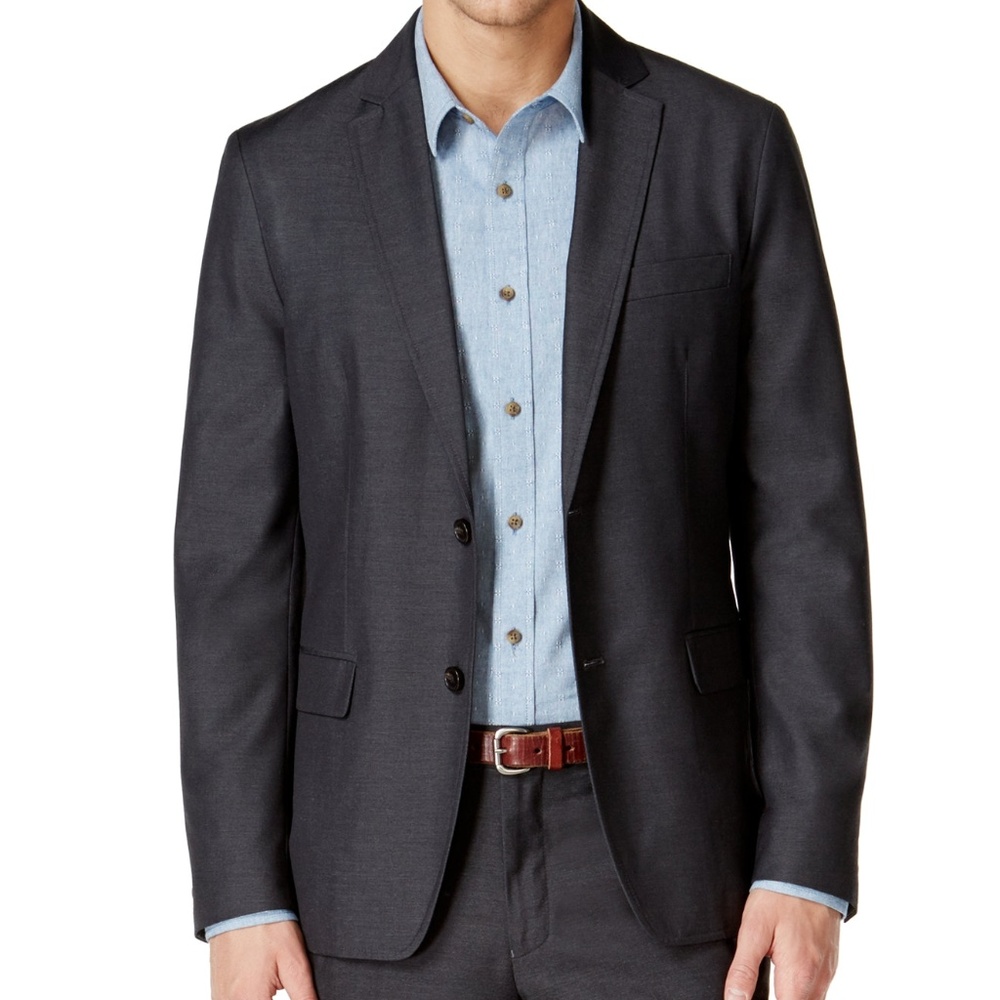 American Rag 2 Button Blazer Suit Jacket Charcoal